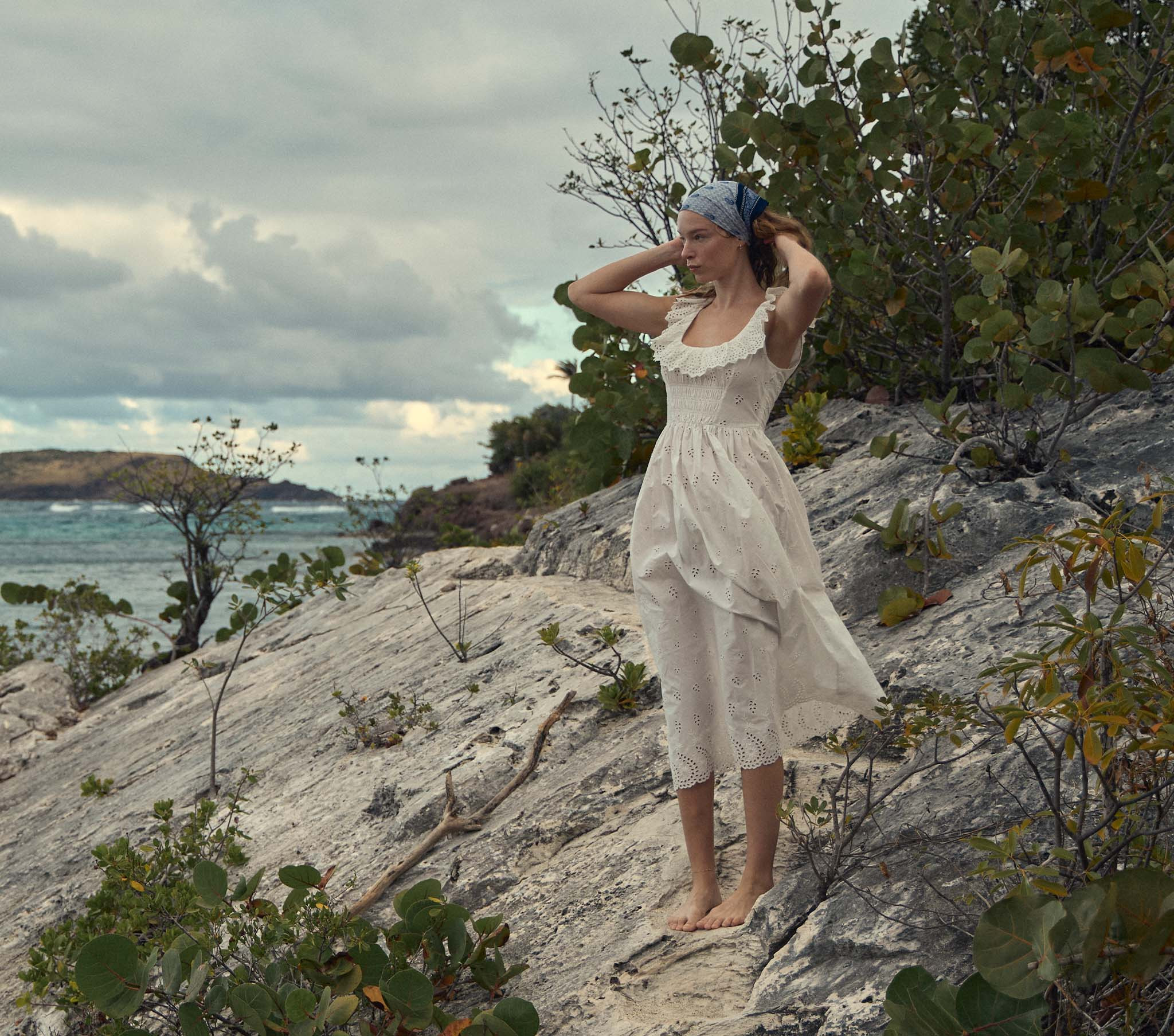 Farah Dress - Salt | DÔEN | DOEN