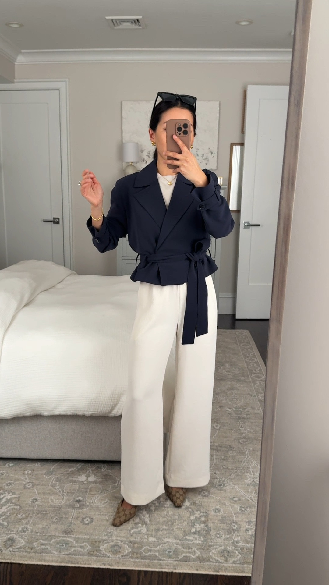 Pants restocked in short, availble for preorder! The preorder does sell out and has been OOS for past few months. 

Elevated pieces for spring 

• Lodge pants 2XS short - pull on elastic waist, wrinkle resistant, and beautiful drape. Same crepe fabric as the jacket 

• Trying on aritzia short trench coat 2XS, has lots of matching pants in the same color 

• cotton tee 2XS, thicker weight, very soft.

Workwear , corporate office style , petite trousers, spring jackets , white pants

 

 

#LTKootd #LTKPetite #LTKWorkwear