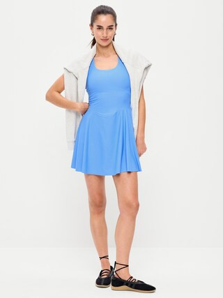 PowerSoft Fit & Flare Athletic Dress | Old Navy (US)