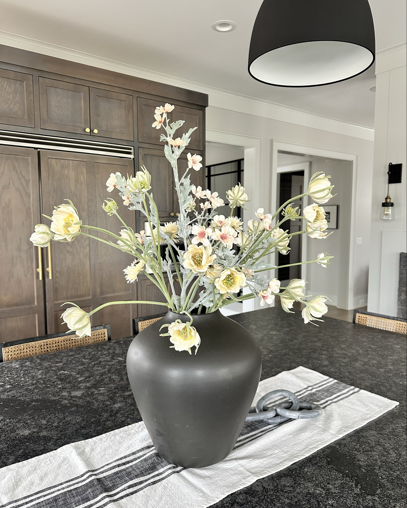 Picked up these beautiful florals and put them in a vase I had. I needed a spring pick me up for the kitchen island !
I used 2 yellow flannel, one peach and one grassington.

#LTKdayinmylife #LTKSeasonal