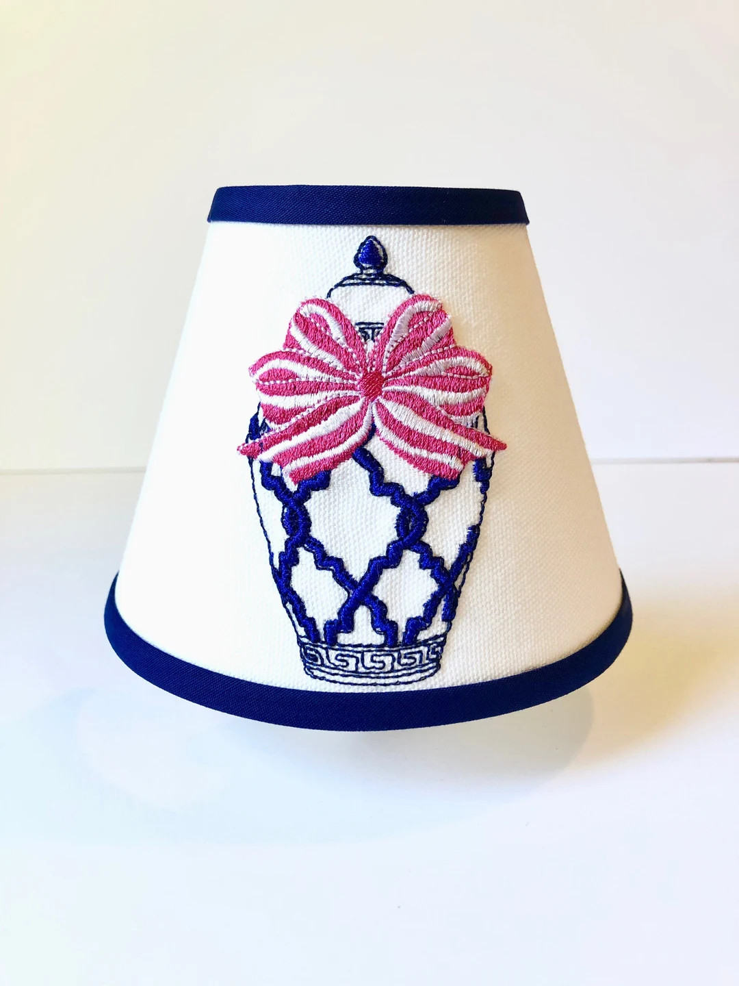 MADE TO ORDER Ginger Jar With Bow Chinoiserie Blue and White Night Light (other Colors Available)... | Etsy (US)