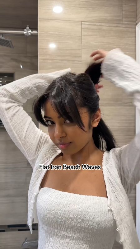 Flat Iron, beach waves, hairstyle, hair inspo, easy hairstyles 

#LTKVideo #LTKbeauty