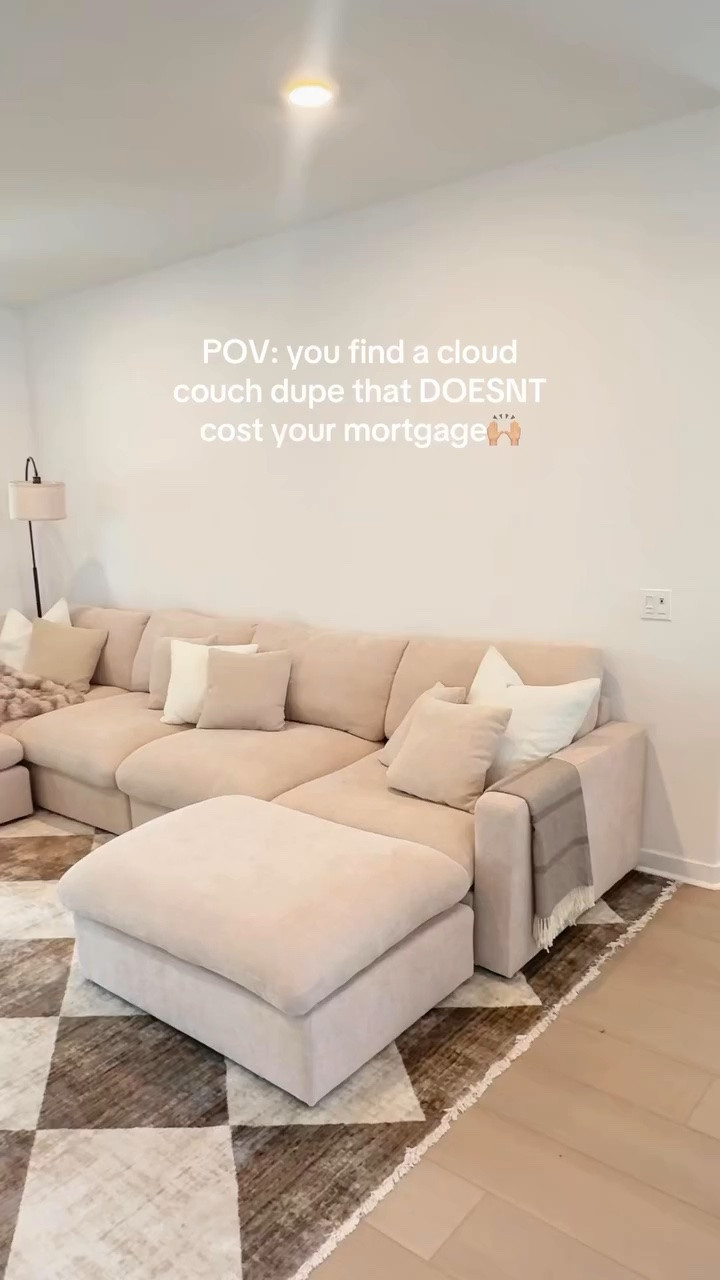 my cloud couch dupe is from wayfair

I got the color chenille beige🤍

it's 155 inches long!

the rug is 8'10 x 13 feet

I have my cloud couch at the top of my page right now 🫶🏼

#cloudcouch #cloudcouchdupe #livingroom #livingroomdecor #affordablehomedecor

Cloud couch, cloud couch sectionals, cloud couch living room, cloud couch review, cloud couch wayfair

#LTKHome