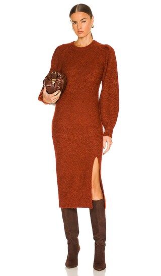 Liana Dress in Rust | Revolve Clothing (Global)