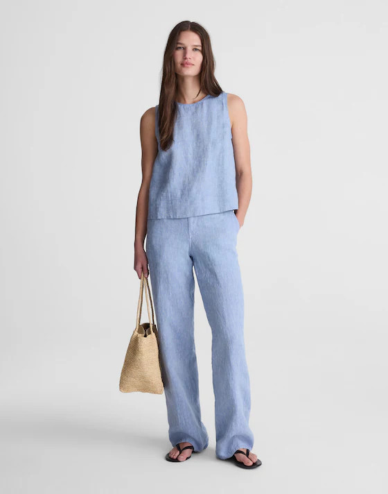 Shell Top in 100% Linen | Madewell