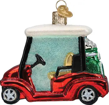 Golf Cart Glass Ornament | Nordstrom