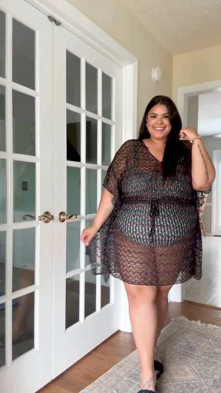 Loving this affordable swim coverup from Walmart! Comes in straight and plus sizes 

#LTKsalealert #LTKmidsize #LTKplussize