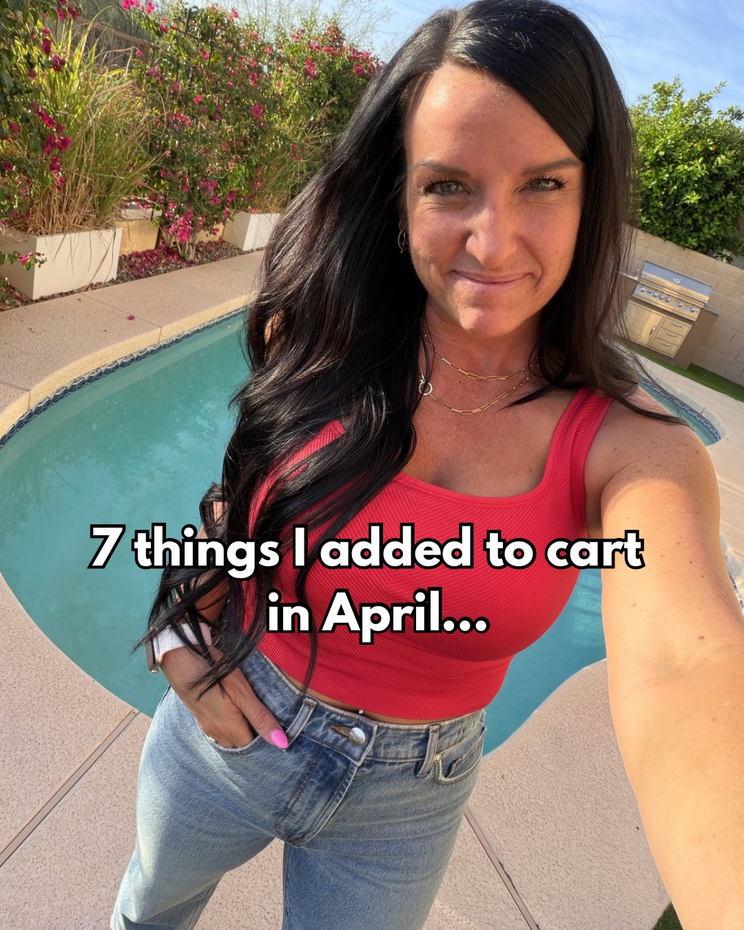 Here's what | added to cart in April! 🛒 

A little wardrobe refresh adding the gold sandals and a dressy skort along with a new dog toy for Molly and some home needs like living room side tables, a shower filter, and silk pillowcase. The eyelet swimsuit is on major sale today btw!

The jeans I’m in here are GREAT! I sized down one size. I got my normal size 4 in the skort.


#musthaves #addtocart #oldnavystyle #summeroutfits #wayfair Wayfair Living room tables, summer skort, skin care, hair care

#LTKBeauty #LTKSaleAlert #LTKselfcare