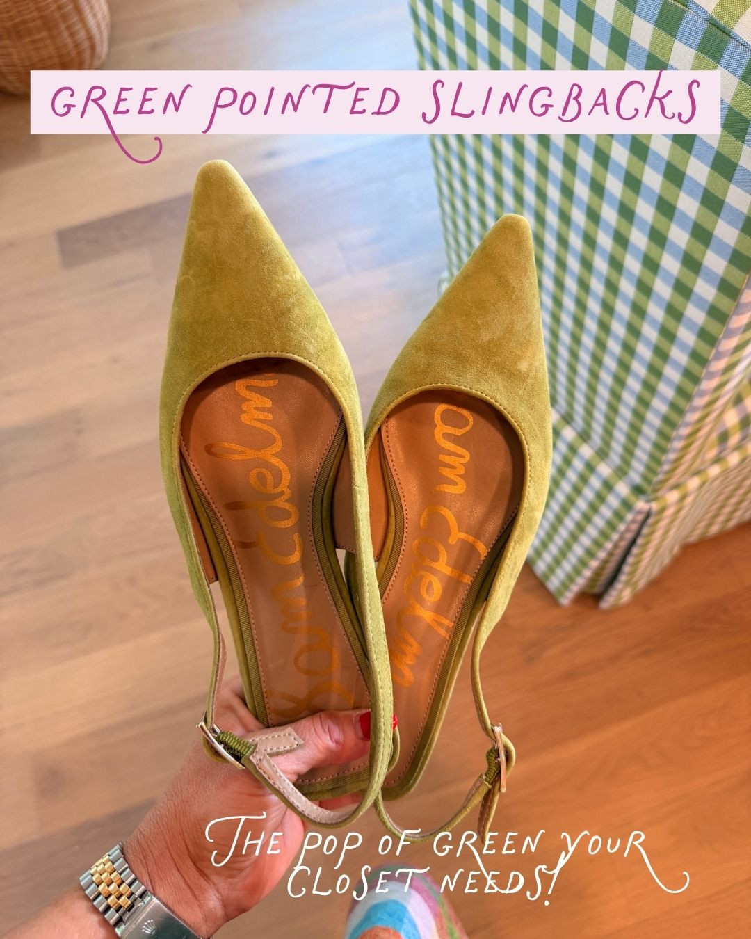 These green pointed slingbacks?! The pop of green your closet NEEDS this fall!

#LTKgrwm #LTKootd #LTKSeasonal