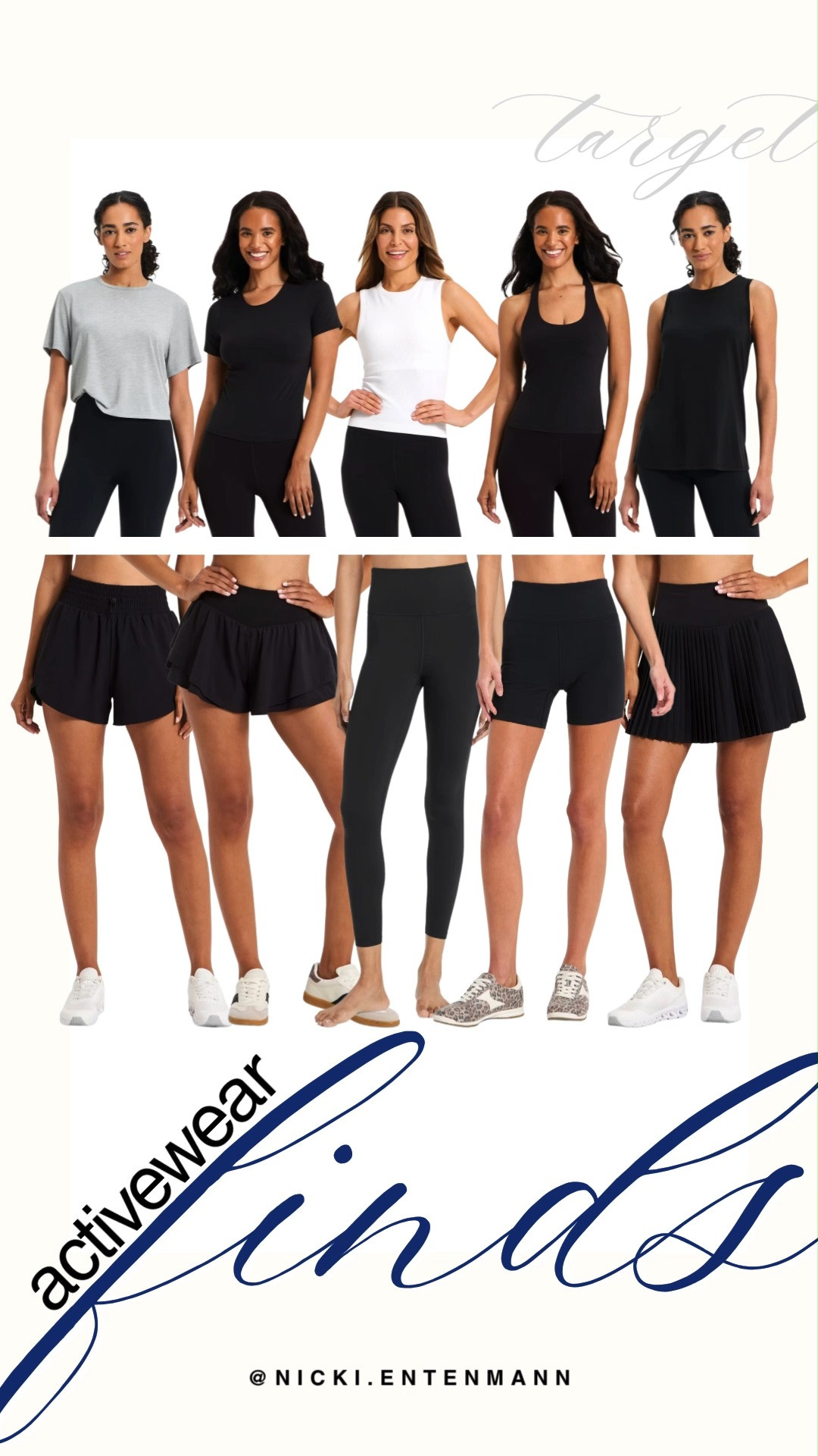 Refresh your activewear wardrobe with Target's collection of monochrome fitness essentials. This stylish mix features high-waisted leggings, sleek biker shorts, and pleated running skirts paired with breezy performance tanks and lightweight tees. Mix and match these ultra-comfortable pieces for an effortless look that transitions perfectly from workouts to weekend errands.#targetstyle #targetfinds #activewear #athleisure #targethaul #workoutmotivation #fitnessfashion #everydayoutfit #sportystyle #comfyclothes 

 #LTKootd #LTKfitnessgoals #LTKActive