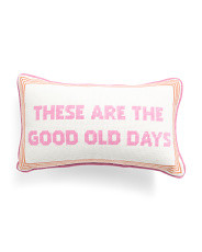 9x15 Good Old Days Needlepoint Pillow | Throw Pillows | Marshalls | Marshalls