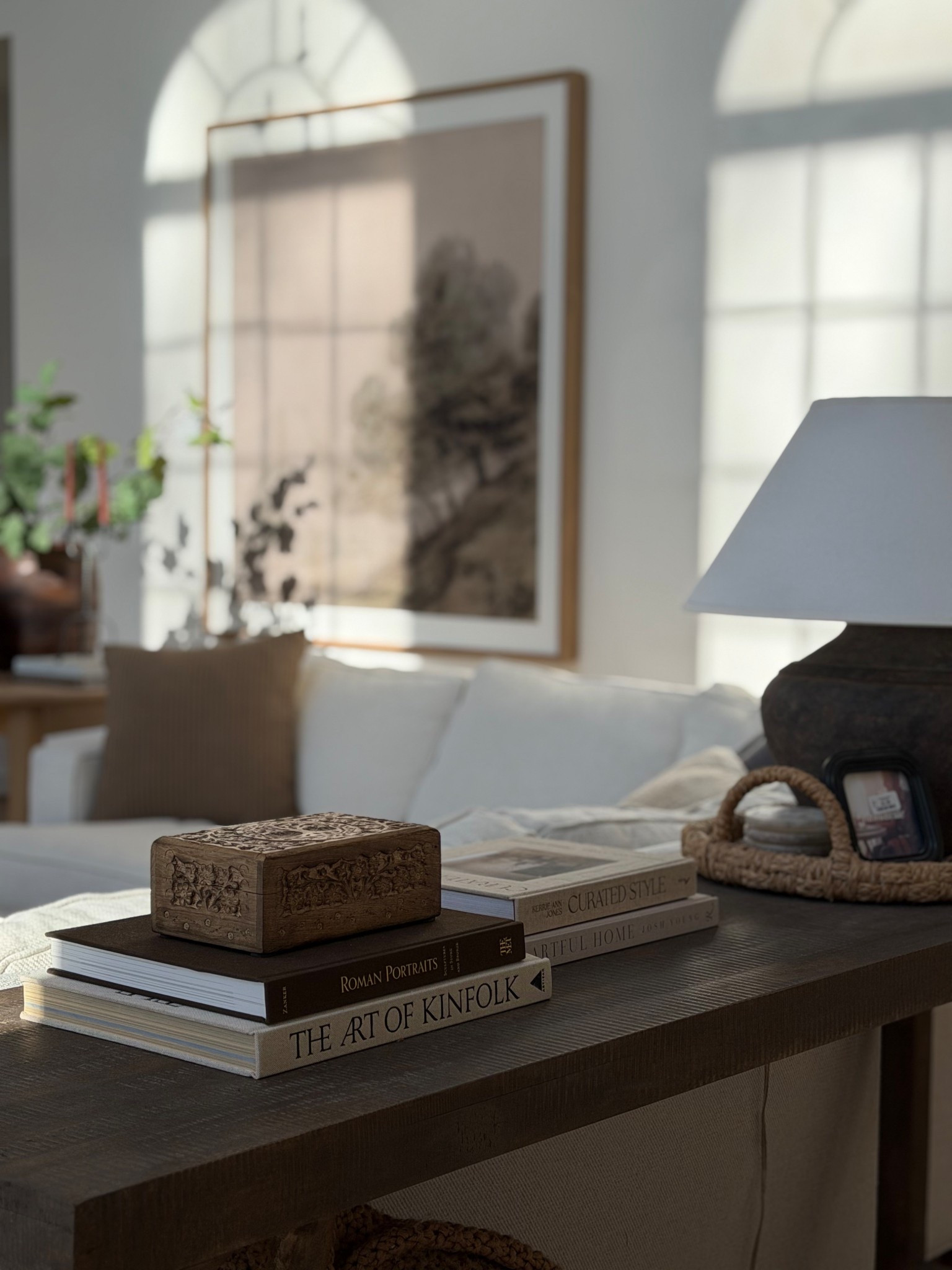 Stacked books and objects are my love language. Styled this Youngman Console behind our sectional in our living room and love the added surface space! Gorgeous console that feels vintage.

#LTKHome #LTKSaleAlert #LTKgrwm