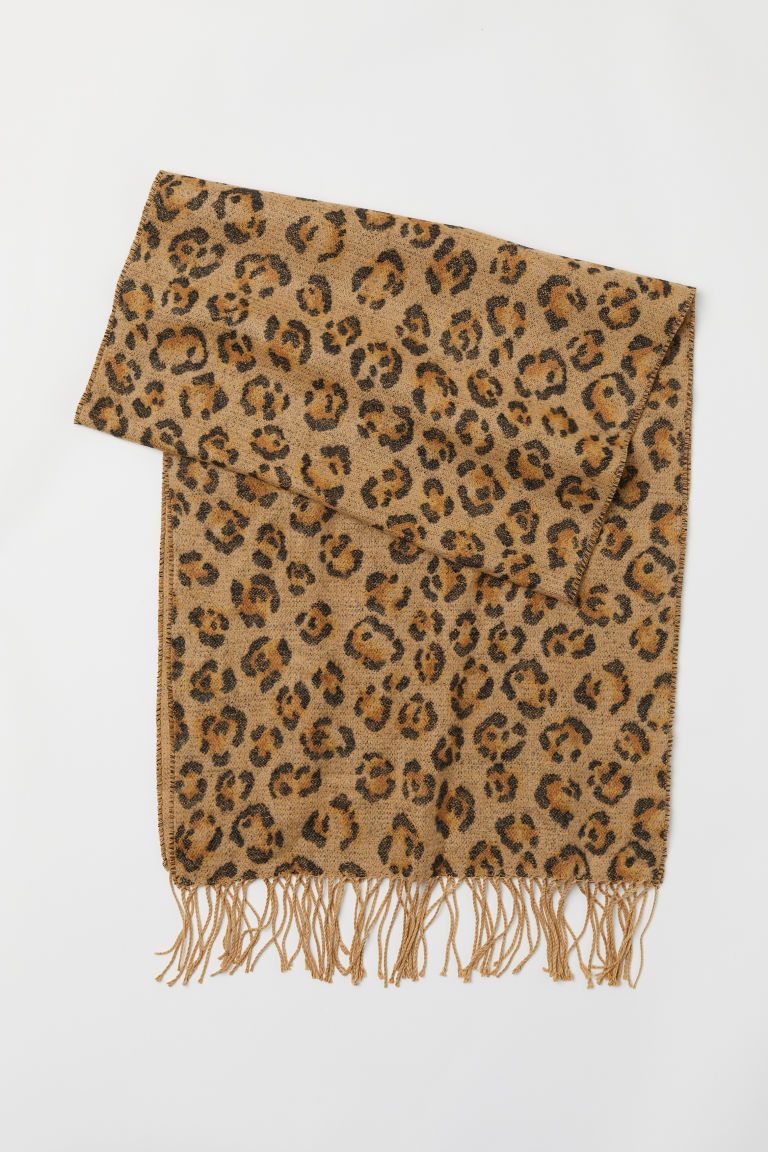H & M - Woven Scarf - Beige | H&M (US)