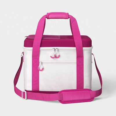 24 Cans/20.7qt Soft Sided Cooler Pink - Sun Squad™ | Target