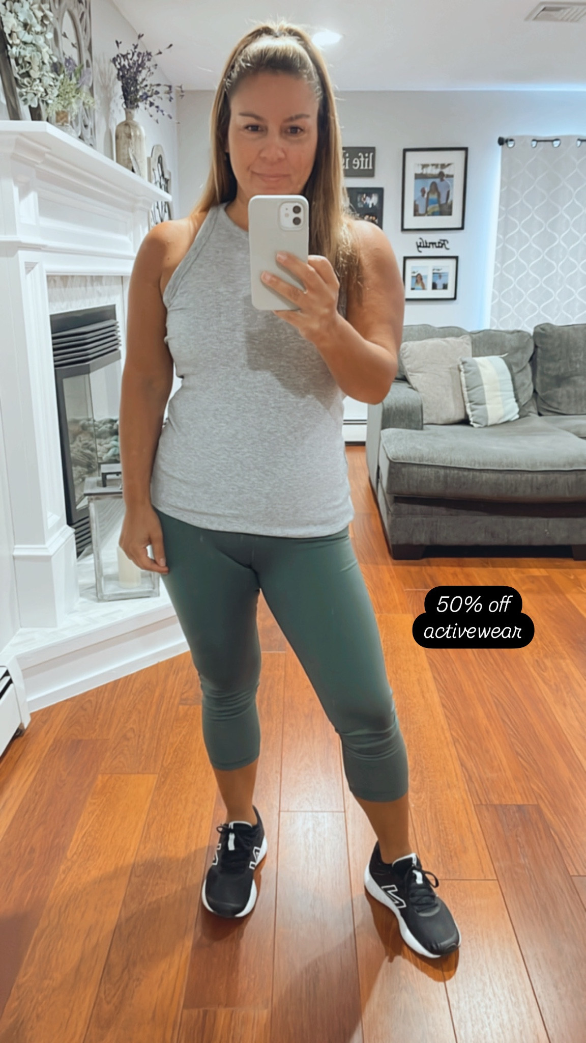 Active wear deals. I'm wearing a medium in leggings but would size up to a large for a more comfortable fit and a large in Racerback tank top but would size down to a medium. I linked similar as my exact pieces are no longer available












Athleisure, gym outfit, sale, midsize fashion, cropped, leggings, athletic wear, gym clothes, gifts for her #LTKcurves #LTKsalealert
#LTKfit
#LTKGiftGuide
#LTKunder50
#LTKHoliday

#LTKMidsize #LTKOver40 #LTKFitness