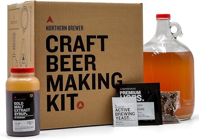 Northern Brewer - 1 Gallon Craft Beer Making Starter Kit, Equipment and Beer Recipe Kit (Caribou ... | Amazon (US)