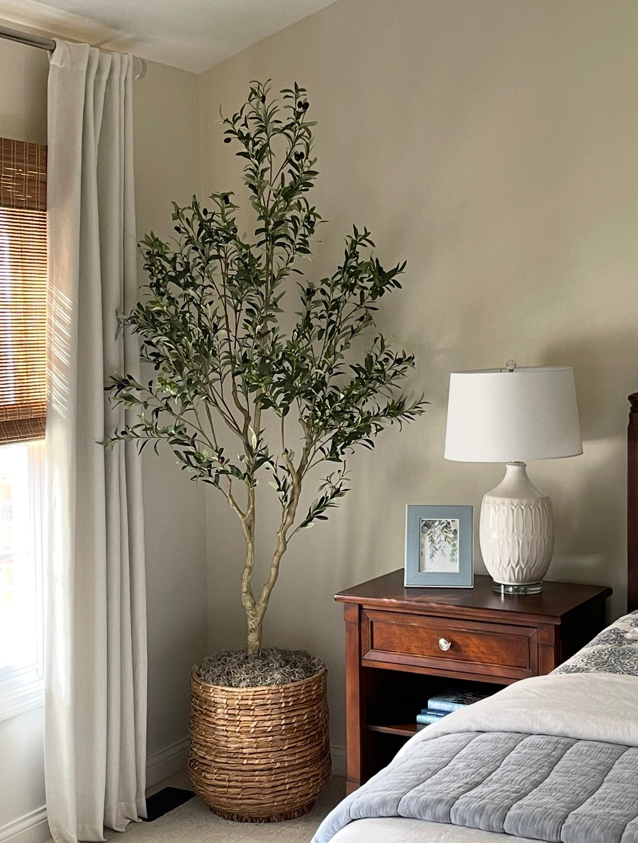 Favorite Amazon Olive Tree! I love how full and realistic looking this tree is! Great for warming up any corner of your home.🌿

#LTKHome