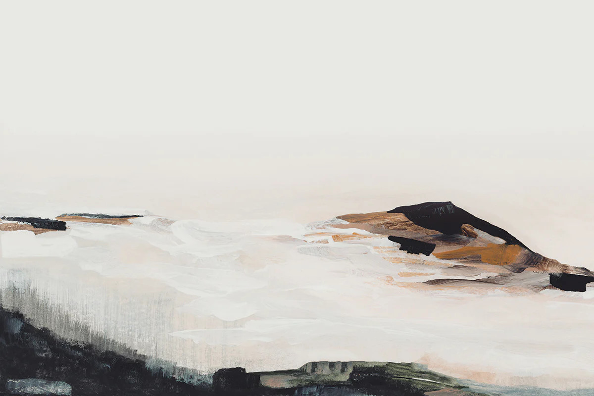 OTIS Abstract Landscape Art Print Large Wall Art by Mande Calhoun | Juniper Print Shop