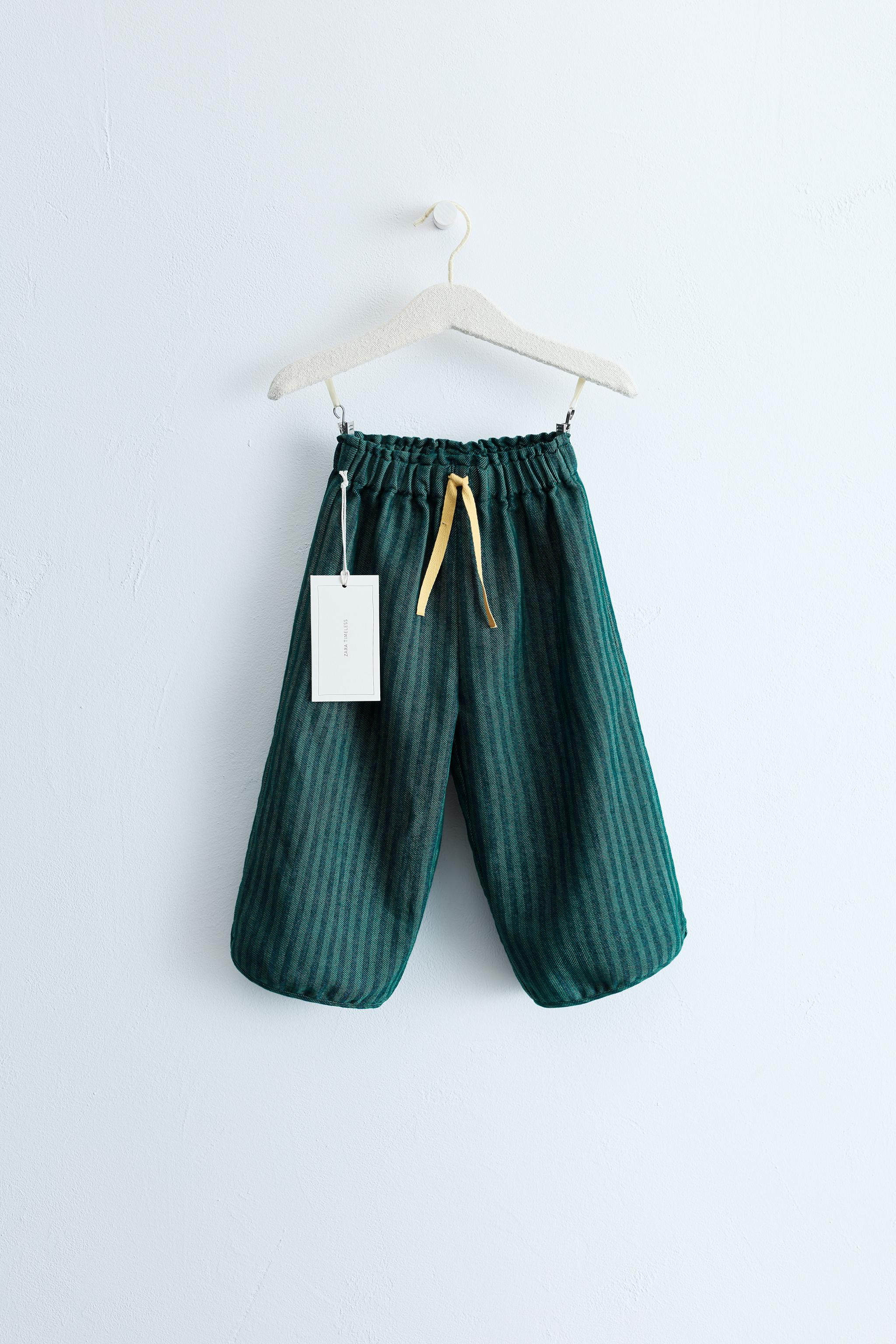 ZARA TIMELESS - STRIPED BALLOON PANTS | Zara US