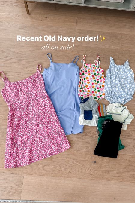 Recent old navy order! All of it is on sale right now too!👏🏻 

Athletic dress / baby outfits / toddler girl outfits / toddler boy outfits / Old Navy finds / summer outfits / spring outfits 

#LTKsalealert #LTKkids #LTKfindsunder50