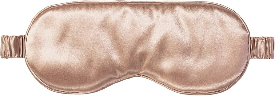 Slip Silk Sleep Mask, Rose Gold (One Size) - 100% Pure Mulberry 22 Momme Silk Eye Mask - Comforta... | Amazon (US)