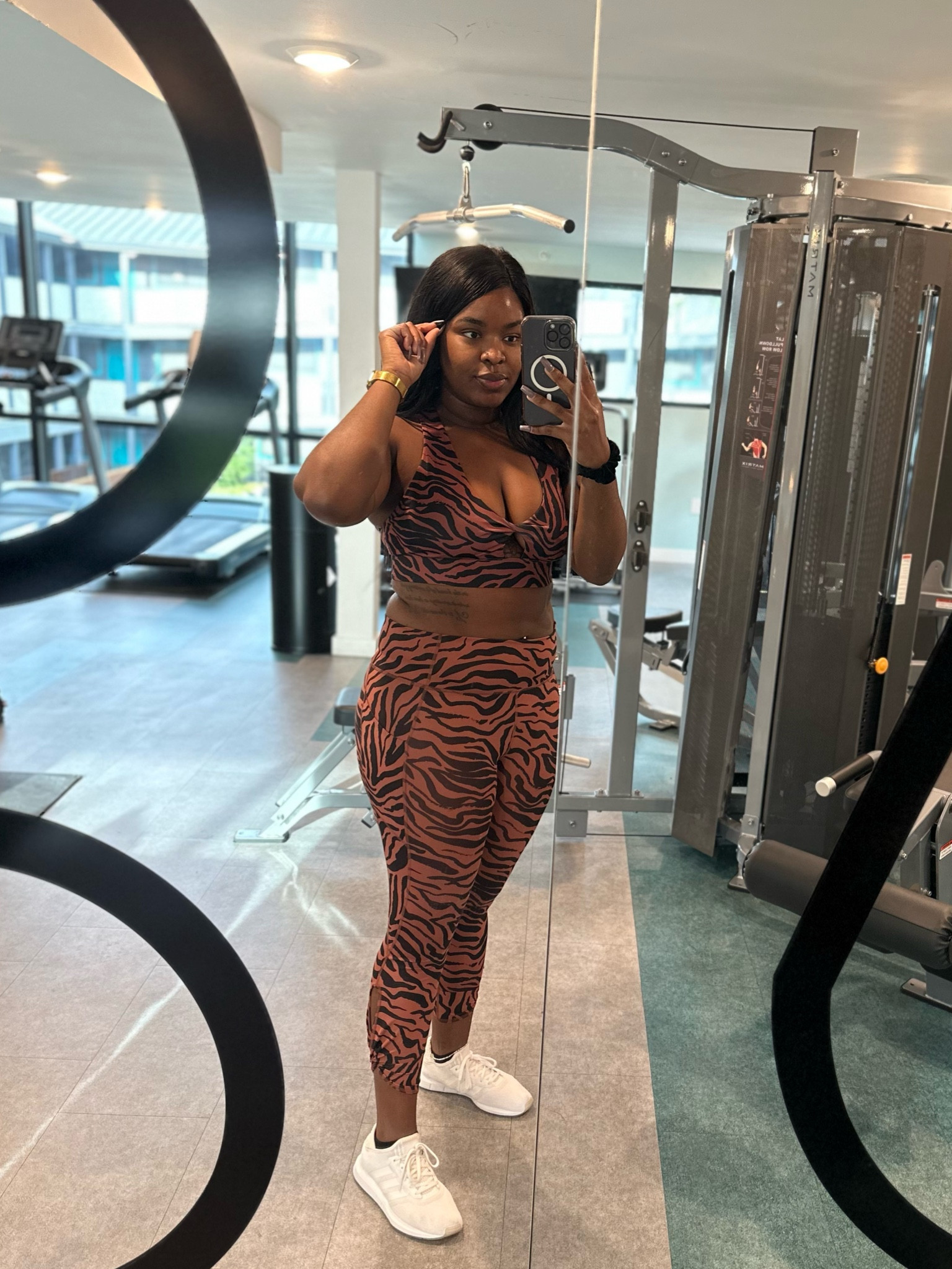 Zebra print workout set! 

#LTKstyletip #LTKfitness #LTKmidsize