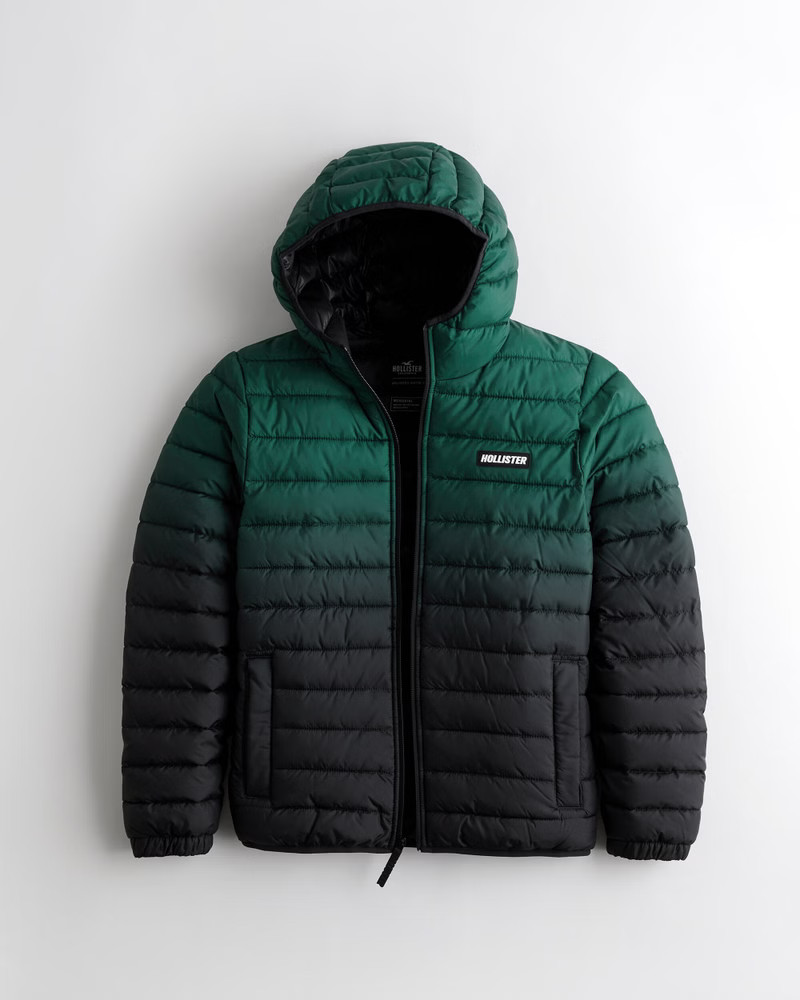Guys Ombre Puffer Jacket | Guys Jackets & Coats | HollisterCo.com | Hollister (US)