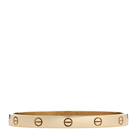 18K Yellow Gold LOVE Bracelet 18 | FASHIONPHILE (US)