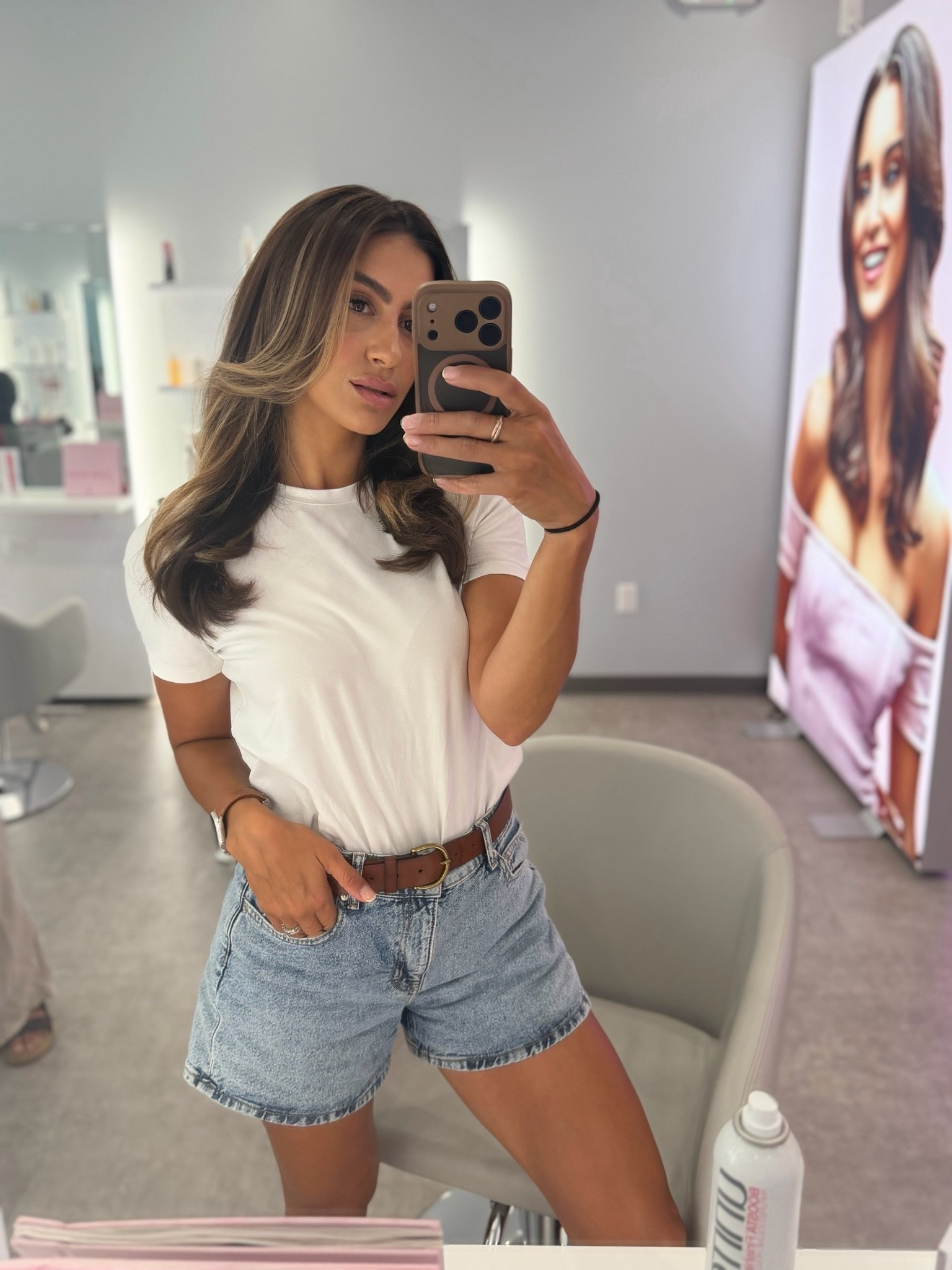 Simple OOTD & An affordable white t shirt I love 

• j crew, Madewell, H&M, Nordstrom denim shorts, brown leather belt

#LTKdayinmylife #LTKootd #LTKmomlife