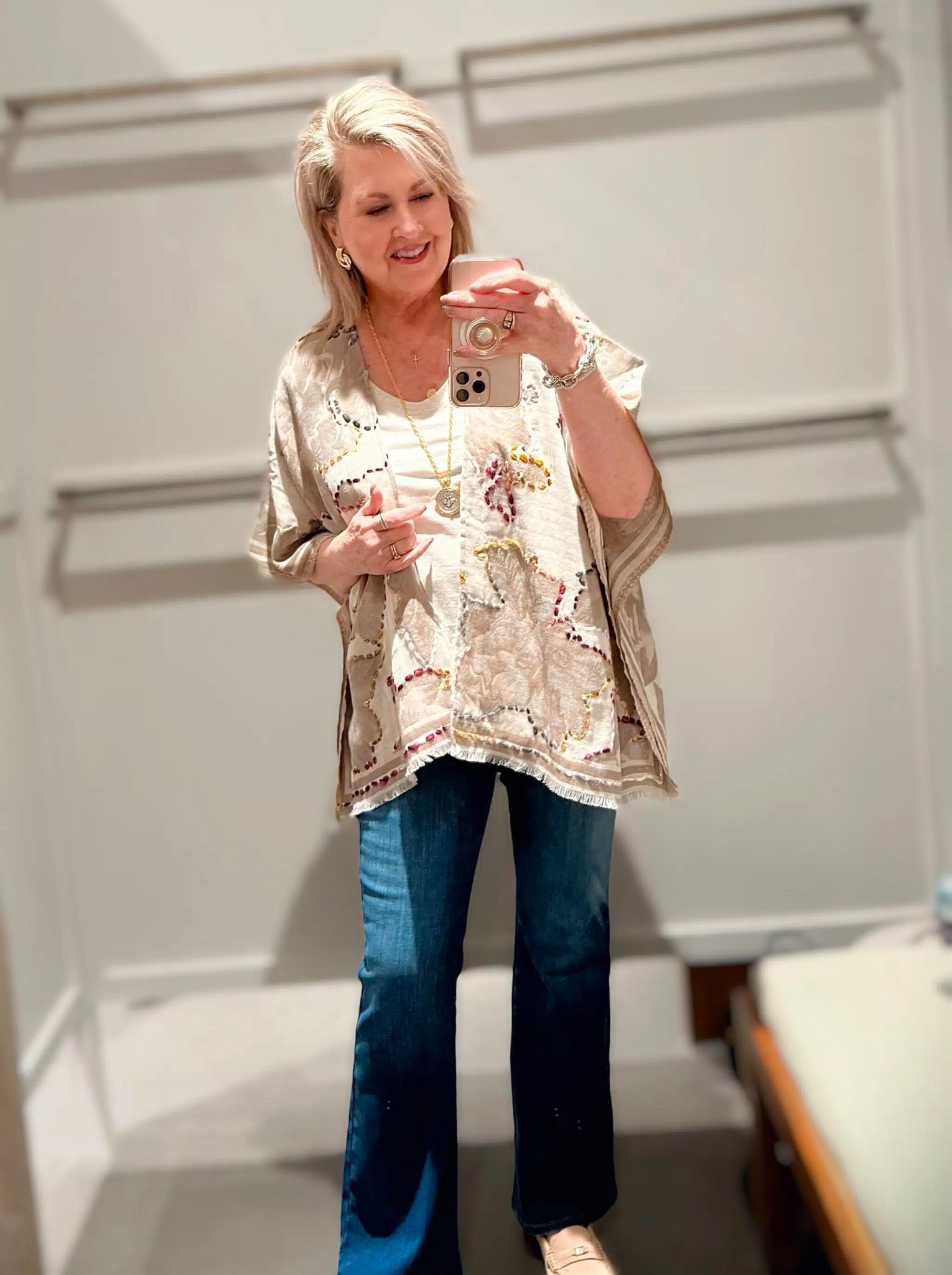 New arrivals from J Jill. My top is an XS-S | tank is a medium | flare jeans are a size 8 

#LTKOver40 #LTKootd #LTKWorkwear