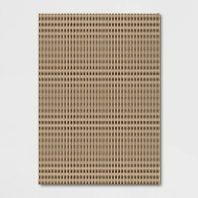Outdoor Rug Micro Grid Black/Beige - Threshold™ | Target