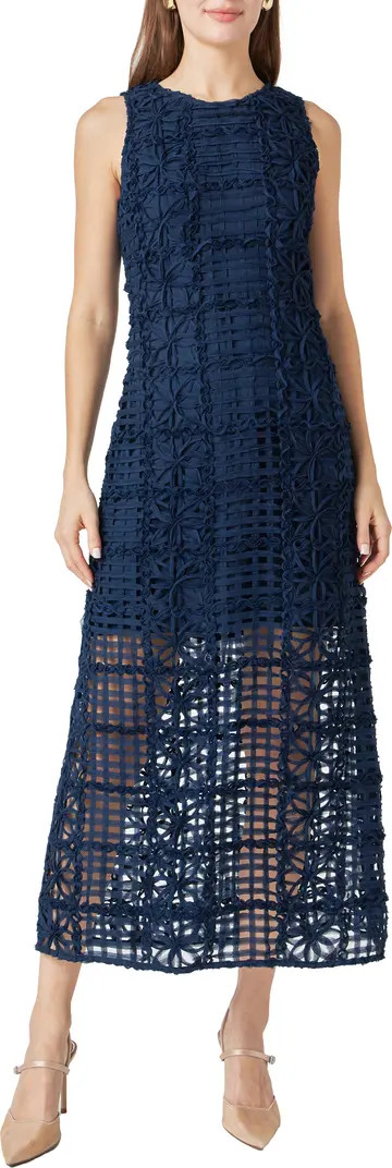 Textured Sleeveless Maxi Dress | Nordstrom