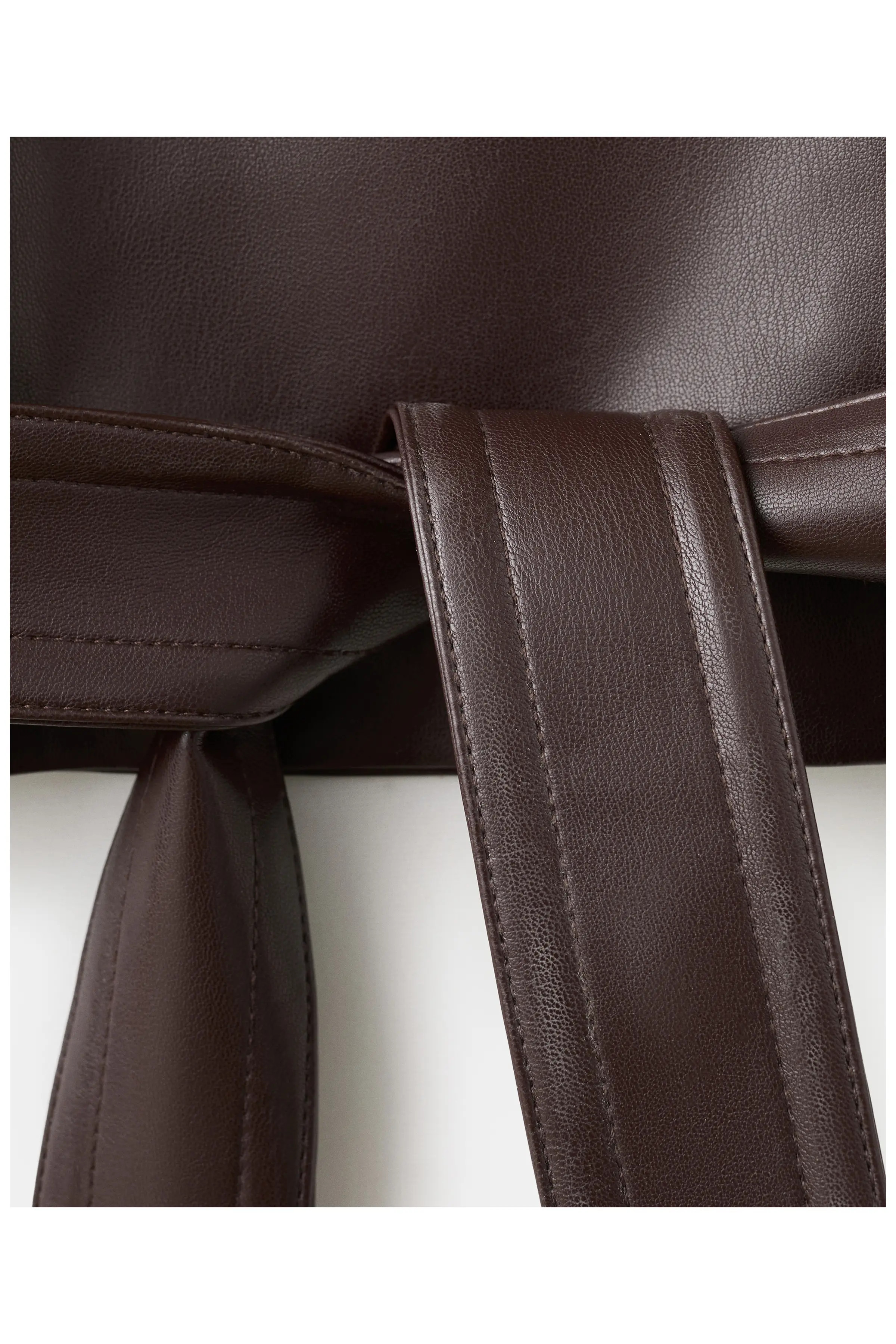 MANGO Faux Leather Belted Jacket (Women) | Nordstrom | Nordstrom