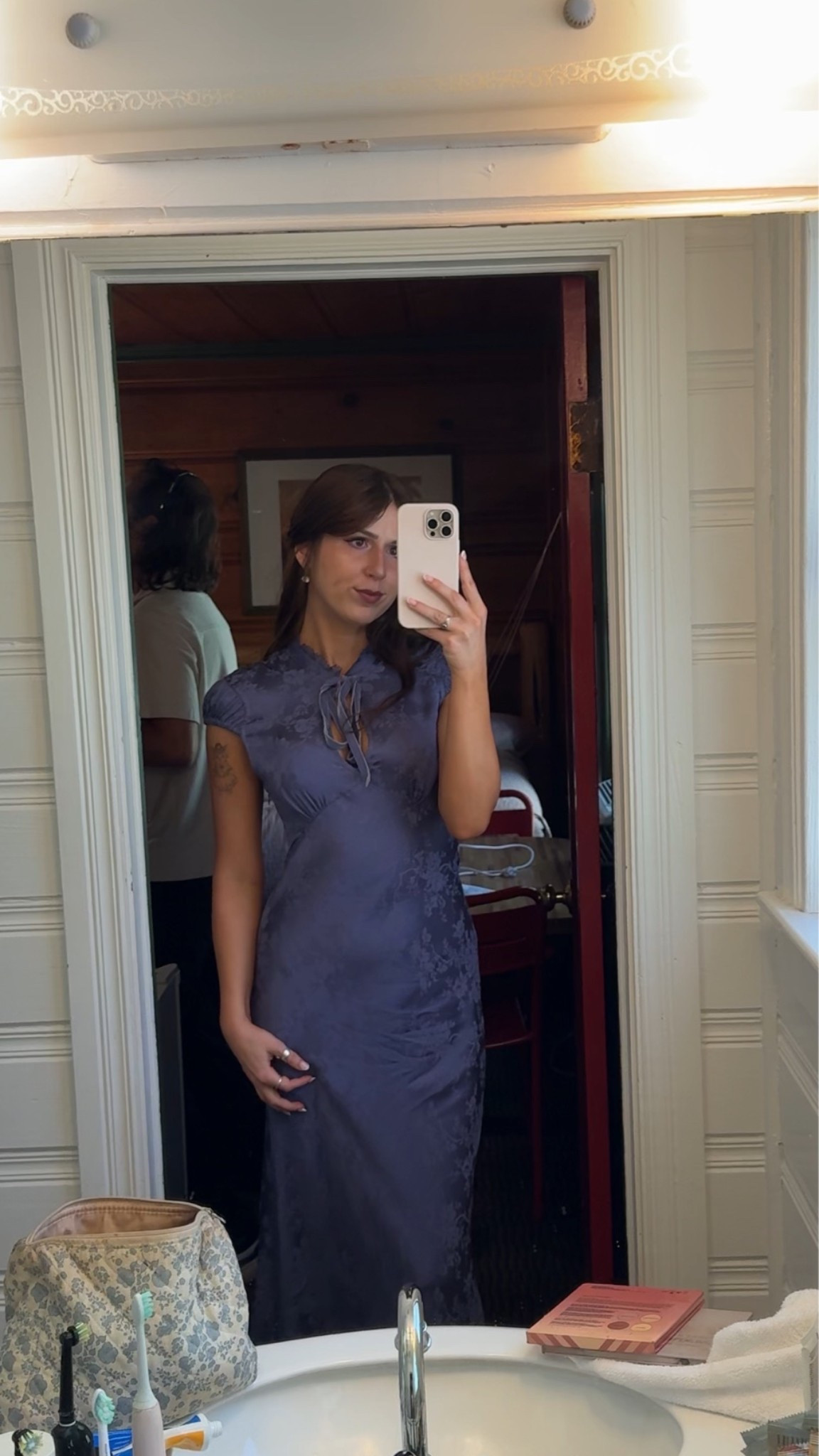 Rumored wedding guest dress size small!