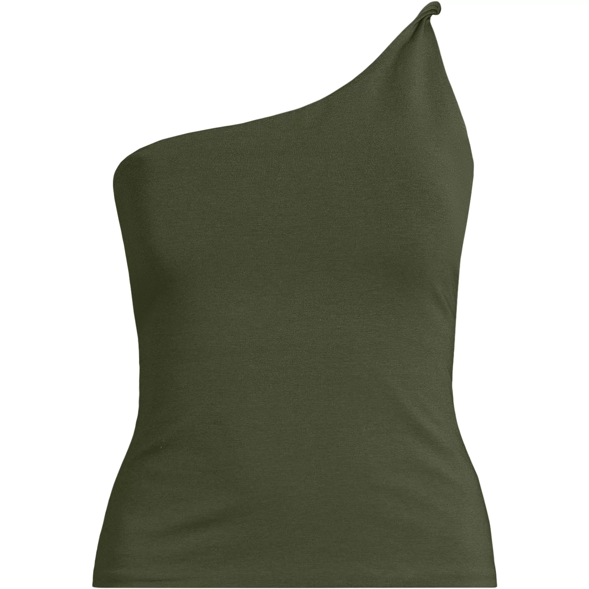 Women's Slender One Shoulder Top | Lands' End (US)