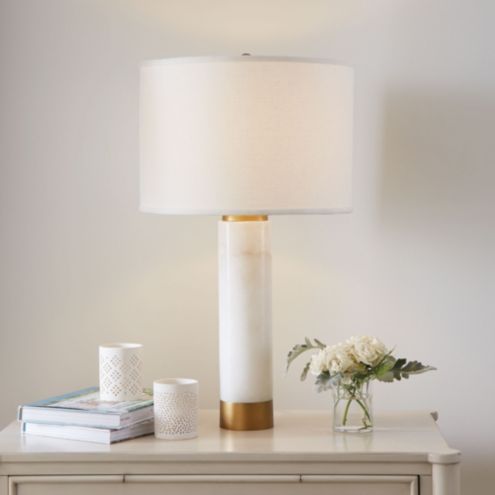 Rose Alabaster Table Lamp Base | Ballard Designs, Inc.