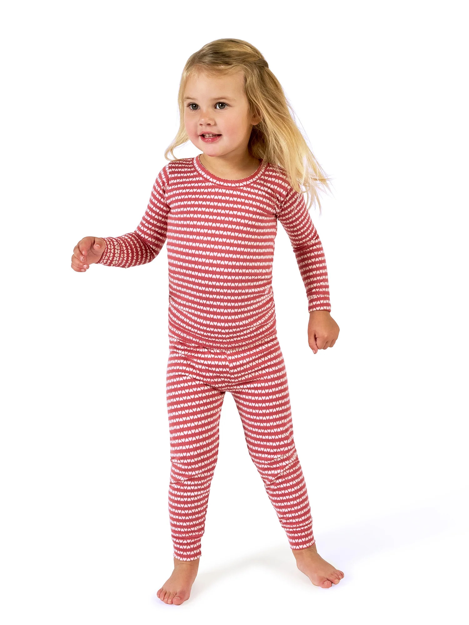 Modern Moments by Gerber Toddler Neutral Valentine´s Day Pajama Set, 2-Piece, Sizes 12M-5T | Walmart (US)