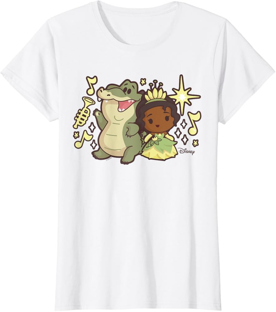 Disney Princess - Tiana and Louis The Alligator T-Shirt | Amazon (US)