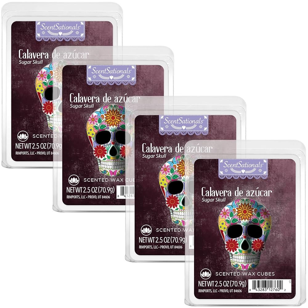 Scentsationals Wax Melts, Wax Cubes Strong Scent - Day of The Dead Collection Calavera de Azucar ... | Amazon (US)