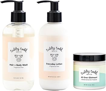 TUBBY TODD 3-Step Baby Bath & Skincare Routine - The Regulars Bundle - 8.5oz Baby Shampoo and Bod... | Amazon (US)