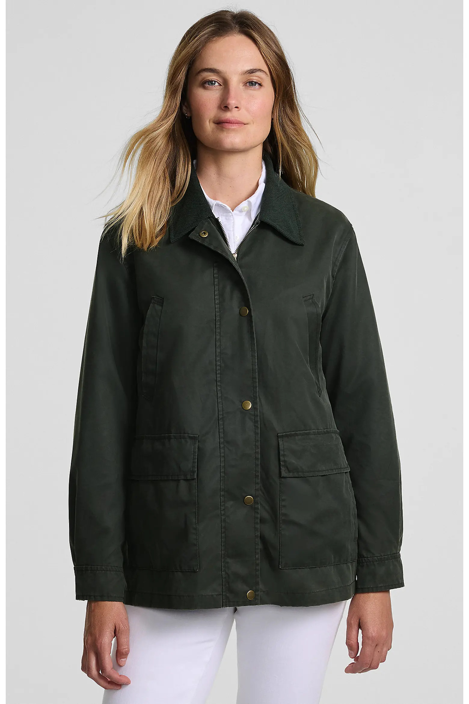 Lands' End Waxed Barn Jacket (Women) | Nordstrom | Nordstrom