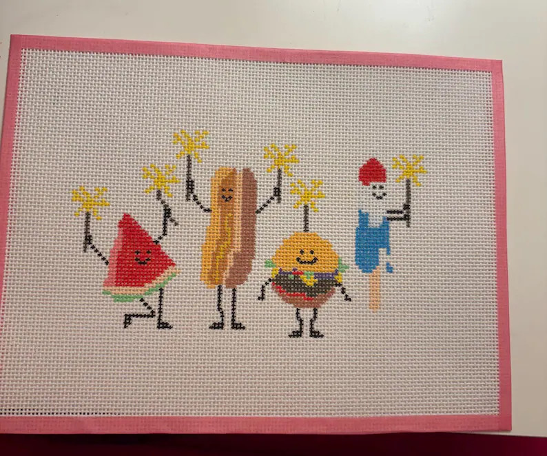 4th of July Favorites Needlepoint Canvas | Etsy (Global)