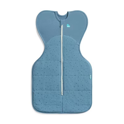 Love to Dream Swaddle Up Warm - Cotton 2.5 TOG Storm Blue Pebbles - Small | Target