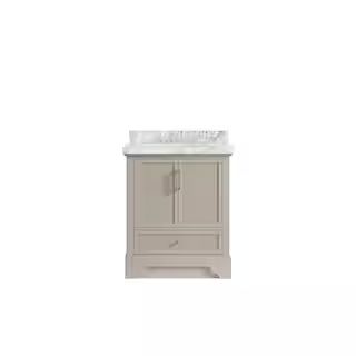 Willow Collections Alys 30 in. W x 22 in. D x 36 in. H Single Sink Bath Vanity Center in Fine Gra... | The Home Depot