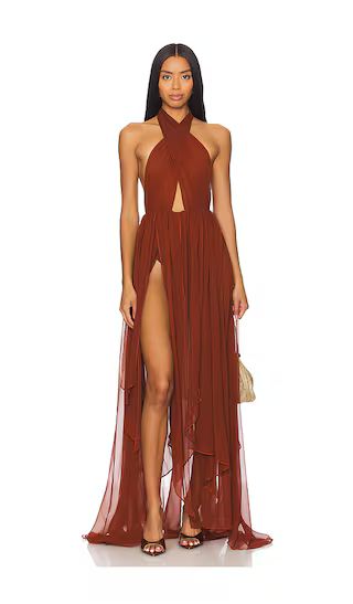 Ina Dress in Caramel | Revolve Wedding Guest Dress | Fall Wedding Guest Dress | Revolve Clothing (Global)