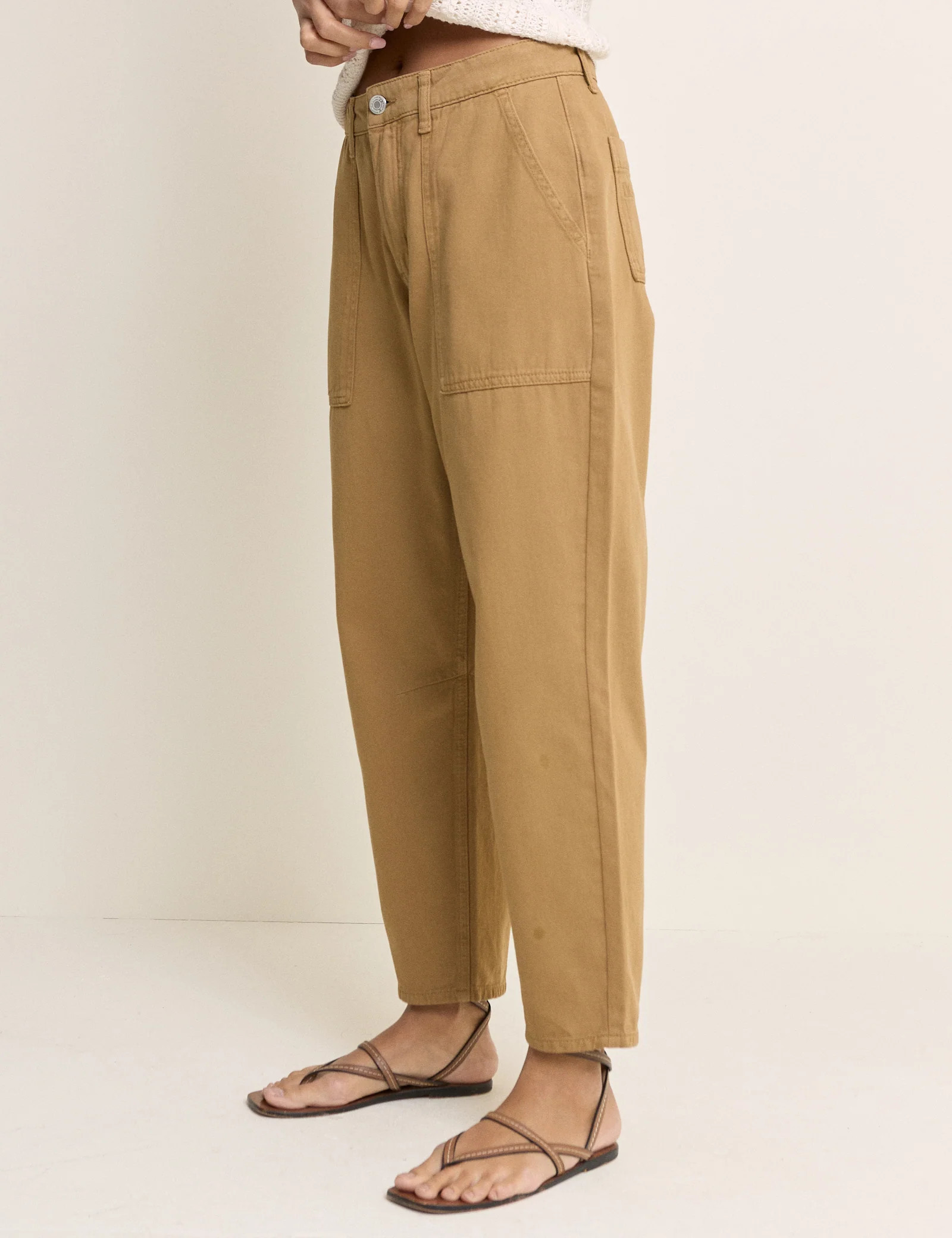 Camel Utility Pocket Trousers | Nobody's Child