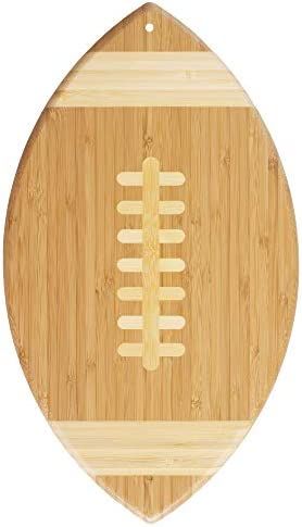 Totally Bamboo Football Shaped Bamboo Serving and Cutting Board, 14" x 8-1/2" | Amazon (US)