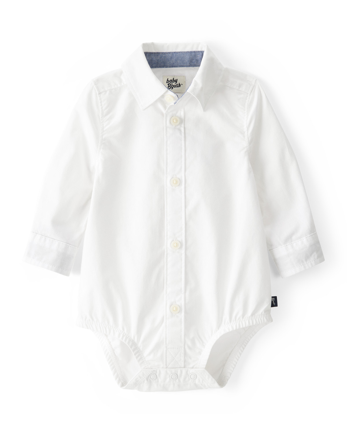 Baby Button-Front Long Sleeve Bodysuit | Carter's Inc