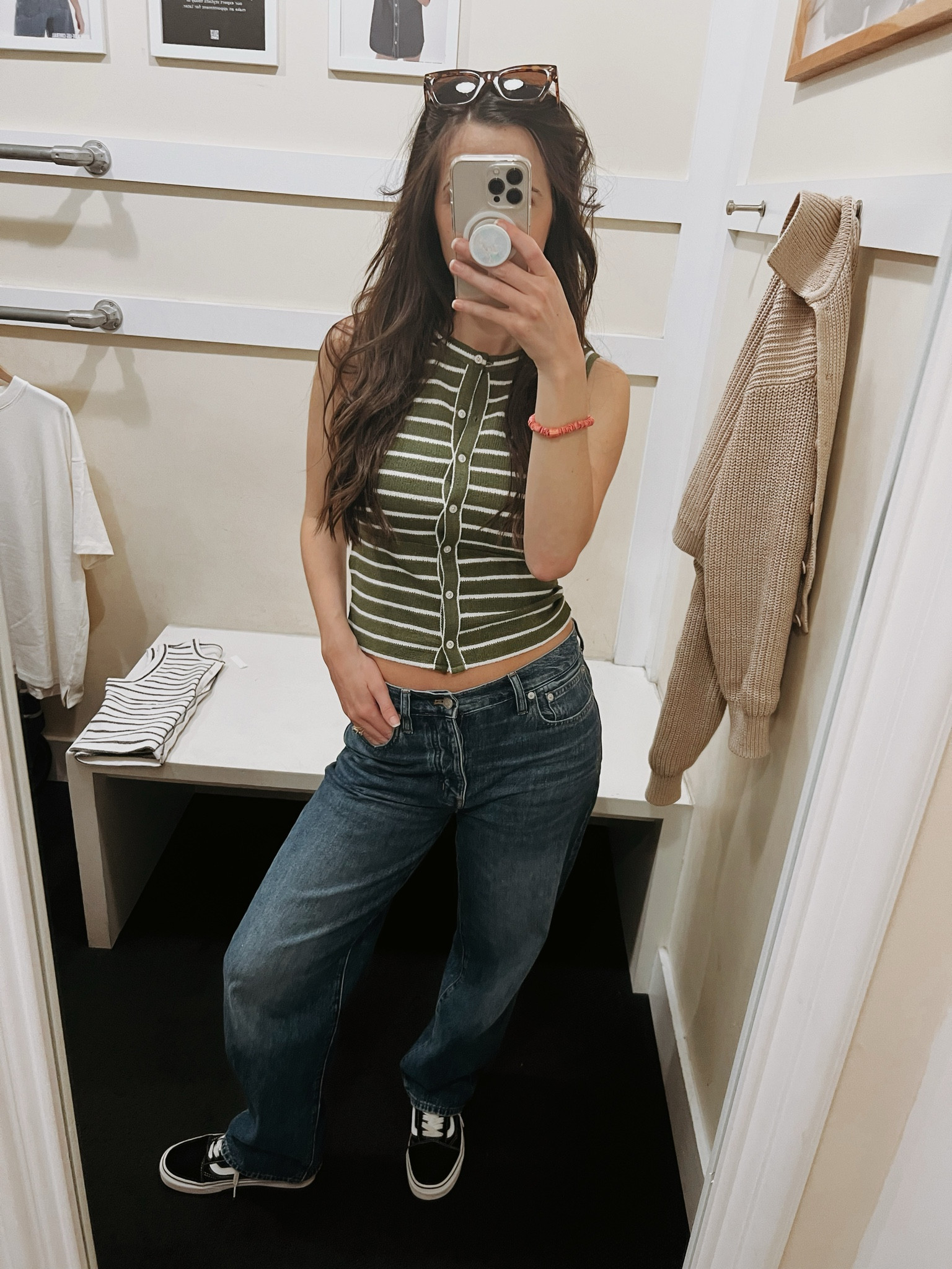 Went shopping for spring at Madewell and got so many cute nursing friendly items. And these jeans are perfect for post partum  

#LTKfindsunder100 #LTKSeasonal
