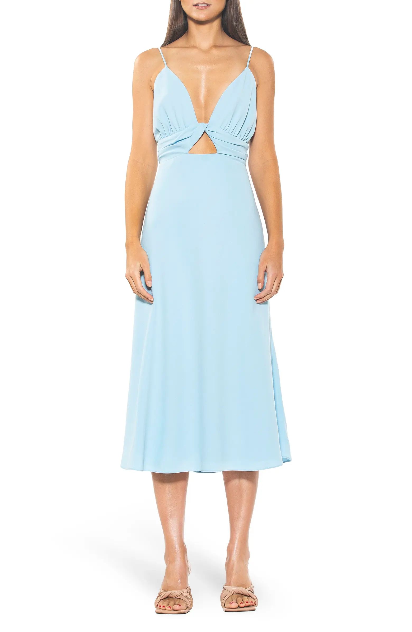 Camila Front Cutout Midi Dress | Nordstrom Rack